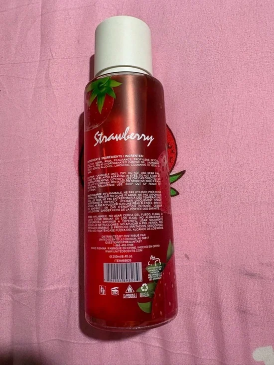 Temptations Strawberry Body Mist - Red - Picture 2 of 2